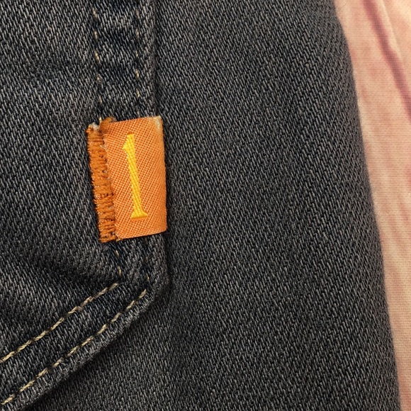 ➡️1 Denim Gray High Waisted Skinny Fit Size 26 - Picture 13 of 15